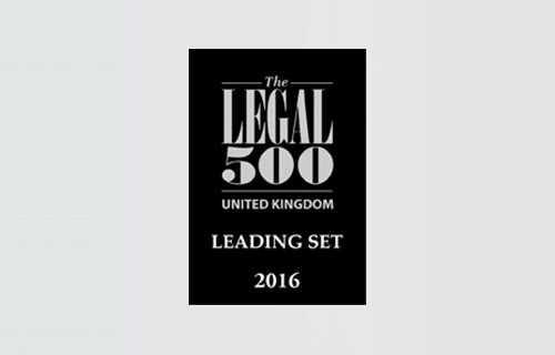 Dere Street are delighted to have been recommended as a leading set in this year’s Legal 500 directory, 13 members of Chambers, across all disciplines, including 3 Queen’s Counsel have been recommended.